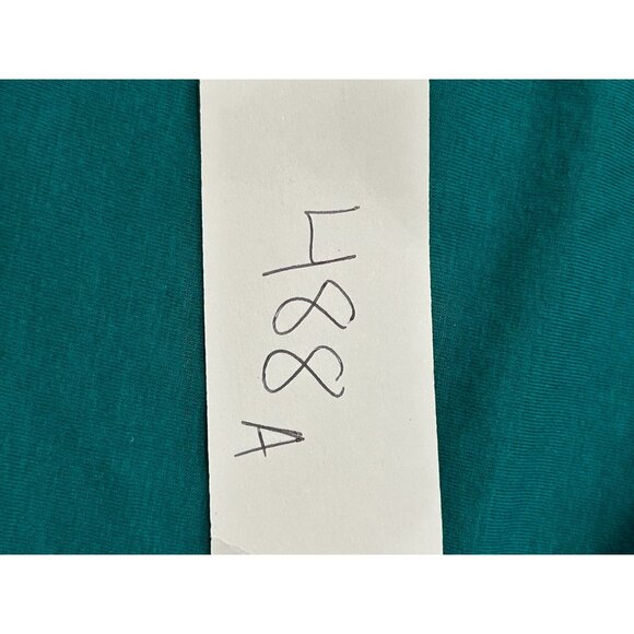 Decree Teal Scoop Neck Half Sleeve Womens Top Sz Small - Picture 8 of 9